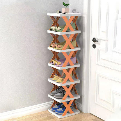 X-Shaped Shoe Rack