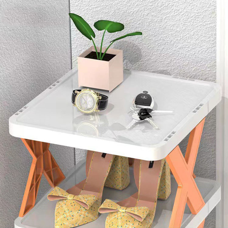 X-Shaped Shoe Rack